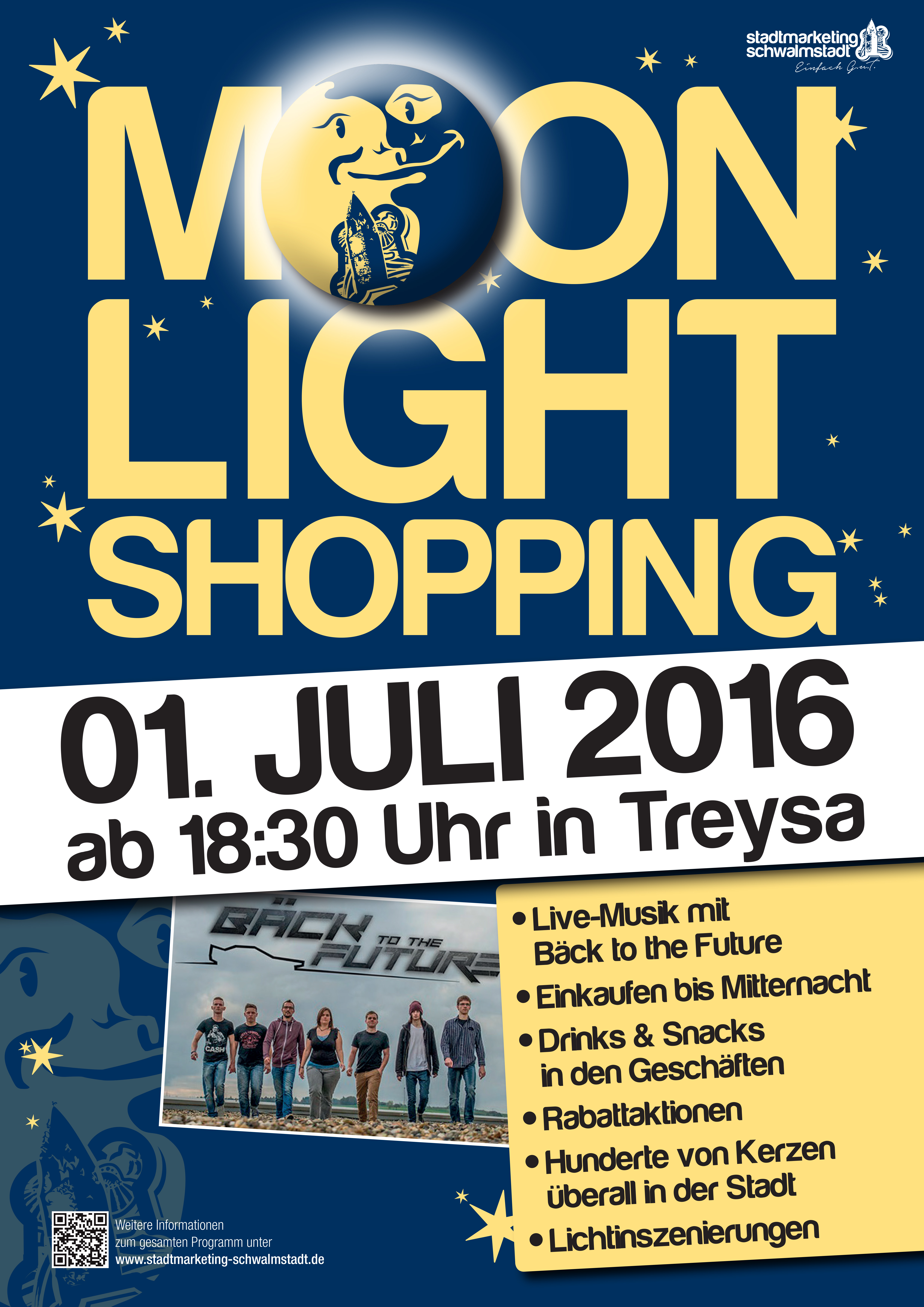 Plakat Moonlight Shopping Treysa 2016